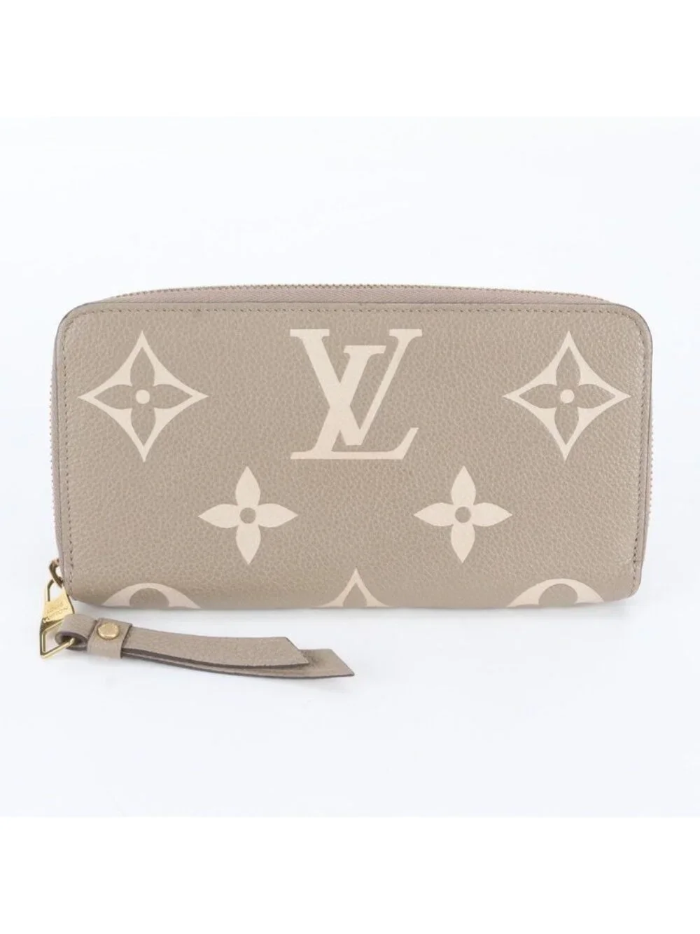 Louis Vuitton Monogram Empreinte Zippy Wallet Leather